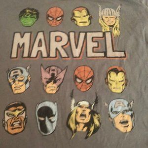 Gently used marvel comics shirt .  large